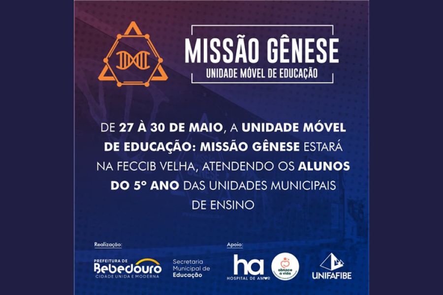 Alunos dos 5ºanos da Rede Municipal de Ensino participam da Missão Gênese